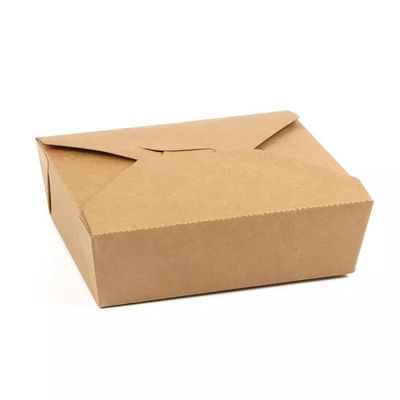 使い捨て可能な紙箱のマットのラミネーションのクラフトの泡食品包装を奪って下さい